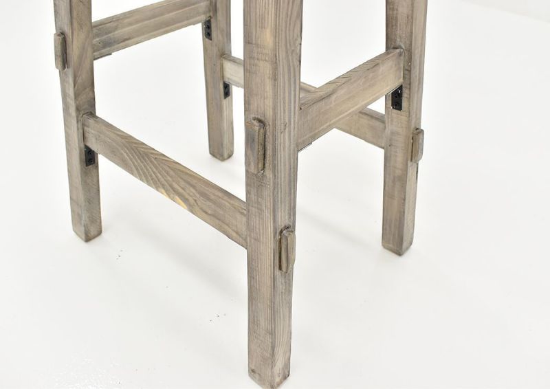 Gray Trent 30 Inch Barstool by Vintage Showing the Legs | Home Furniture Plus Bedding