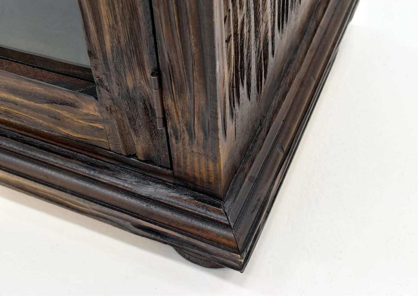 Brown Bristol 4 Door Cabinet by Vintage Showing the Base Detail | Home Furniture Plus Bedding
