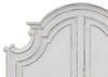 Antique White Magnolia Manor King Size Panel Bedroom Set by Liberty Furniture Showing the Panel Headboard Detail | Home Furniture Plus Bedding