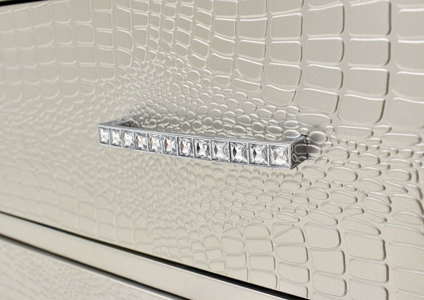 Amalia Full Size Bedroom Set Silver Home Furniture