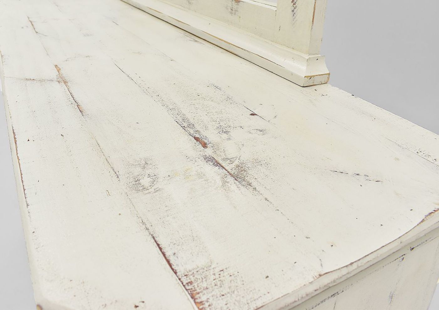 White Westgate Dresser with Mirror by Vintage Furniture Showing the Top Detail | Home Furniture Plus Bedding
