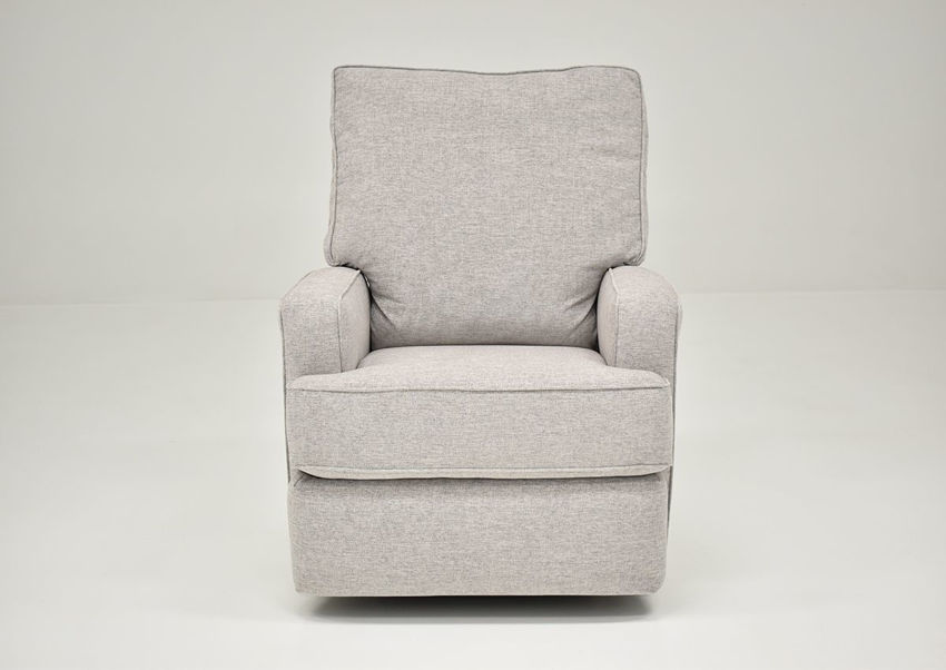 Kersey Swivel Glider Recliner Light Gray Home Furniture