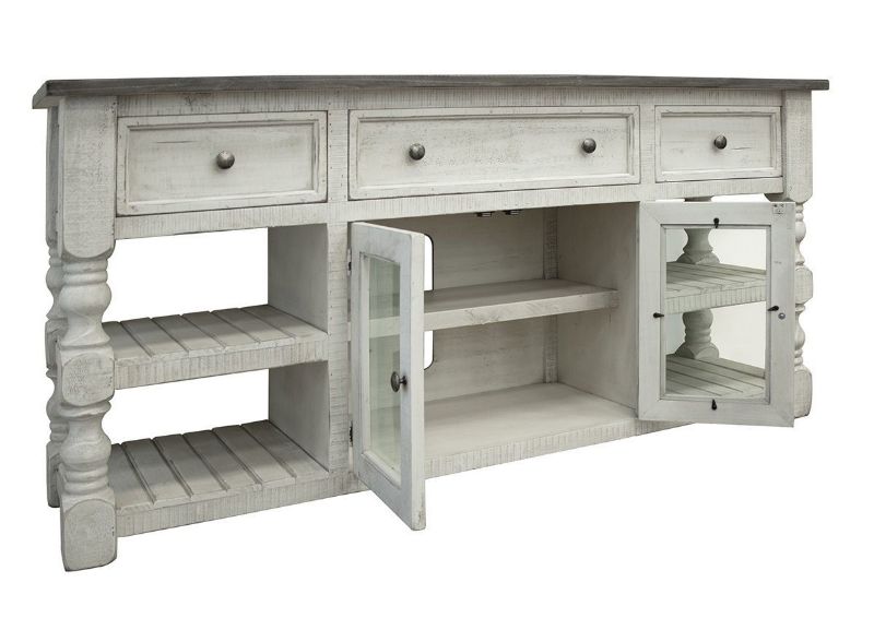 Picture of Stone 70 Inch TV Stand - Off White
