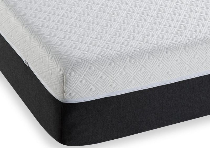Nectar Lush Memory Foam Mattress. Twin Size. Showing the Corner View | Home Furniture Plus Bedding