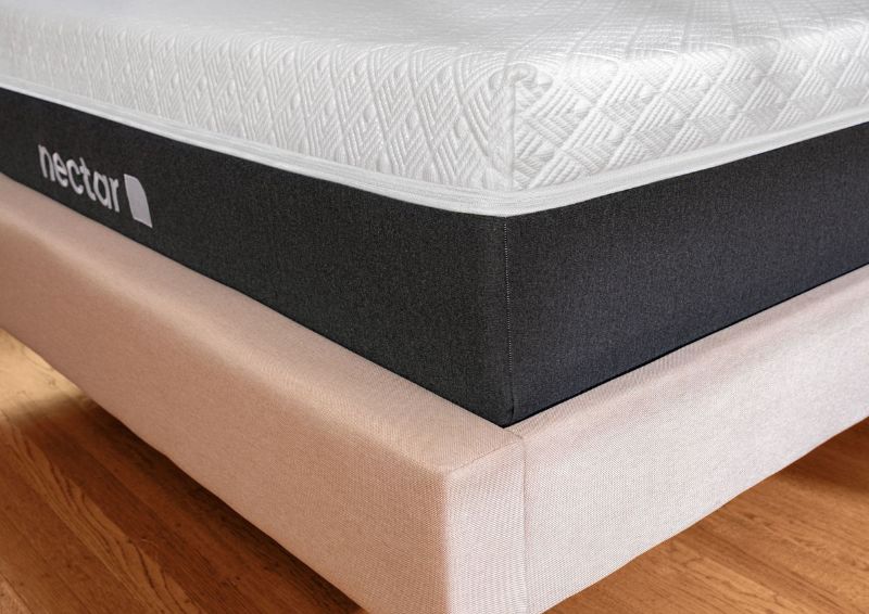 Nectar Lush Memory Foam Mattress. Twin Size. Showing the Corner Detail | Home Furniture Plus Bedding