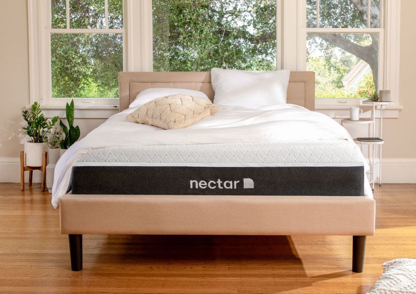 Nectar Lush Memory Foam Mattress. Queen Size. Showing the Room View | Home Furniture Plus Bedding