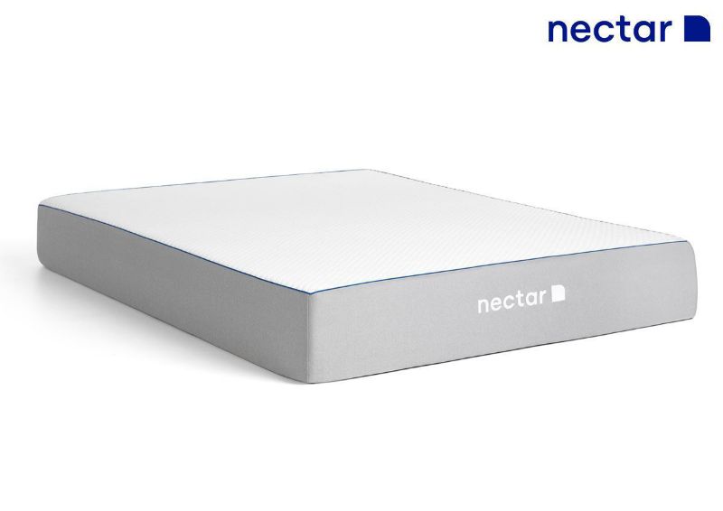 Nectar Memory Foam Mattress, Twin Size, Showing the Angle View | Home Furniture Plus Bedding