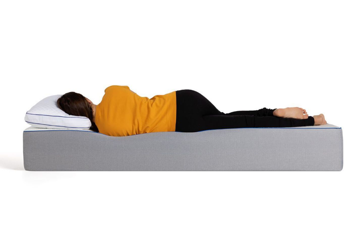Nectar Memory Foam Mattress, Twin Size, Showing the Side View | Home Furniture Plus Bedding