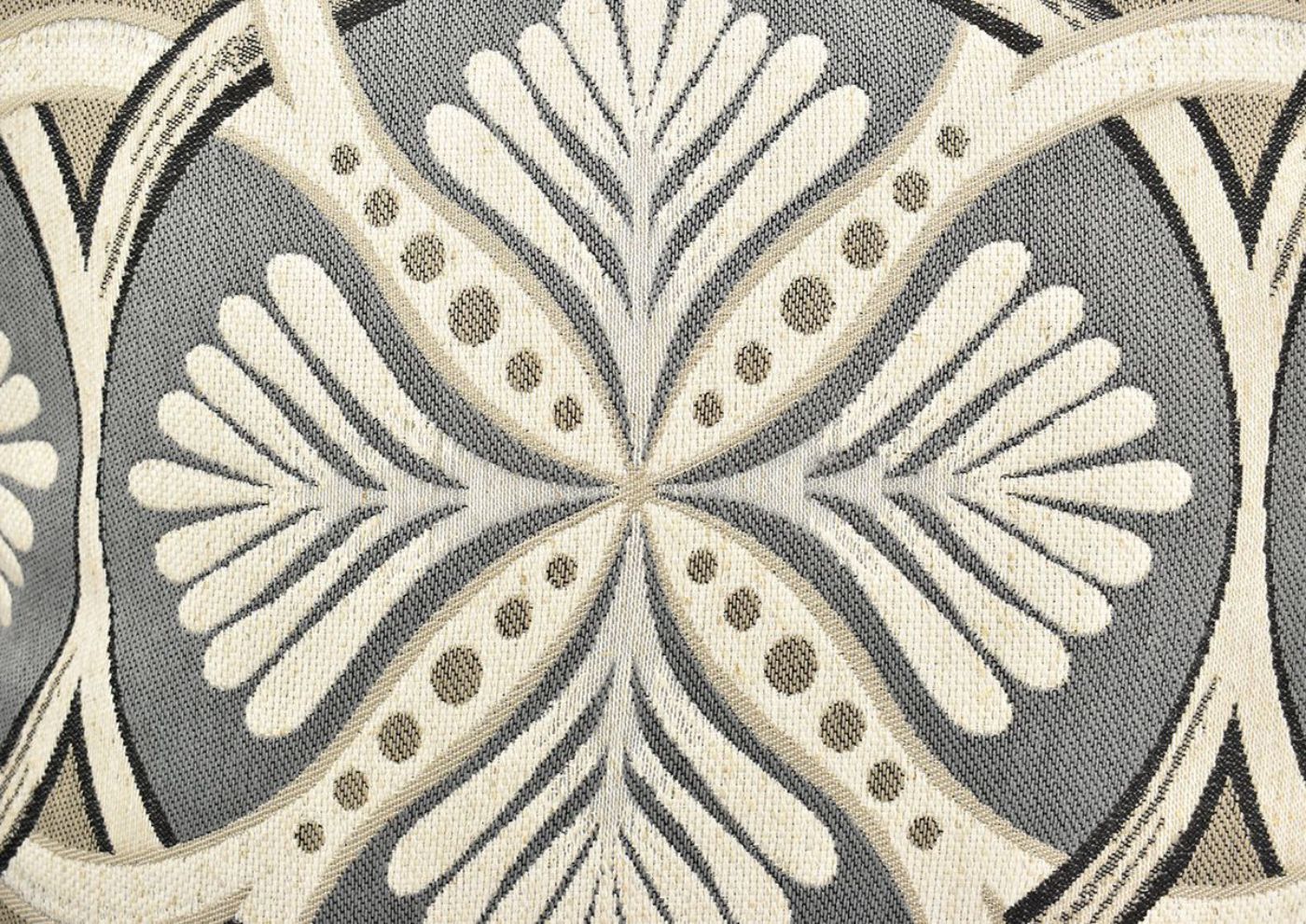Gray Bay Ridge Sofa by Behold Showing the Accent Pillow Upholstery Detail, Made in the USA | Home Furniture Plus Bedding