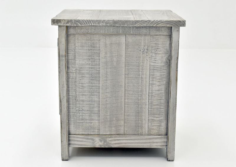 Gray San Andres End Table by International Furniture Showing the Side View | Home Furniture Plus Bedding