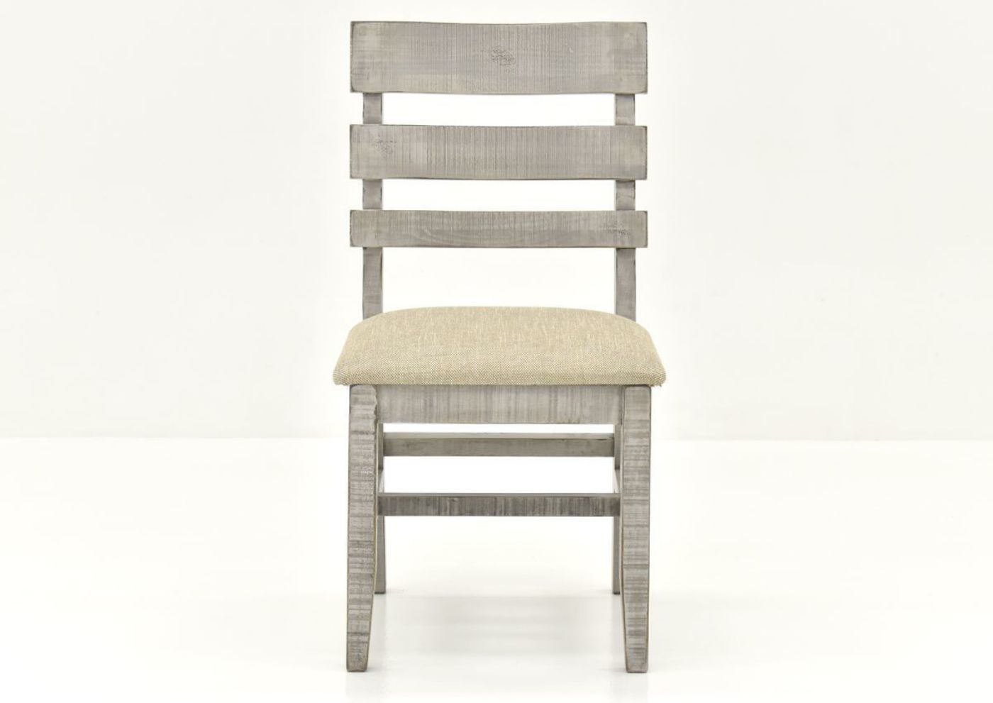 Gray San Andres 6 Piece Dining Set by International Furniture Showing The Chair Front View | Home Furniture Plus Bedding