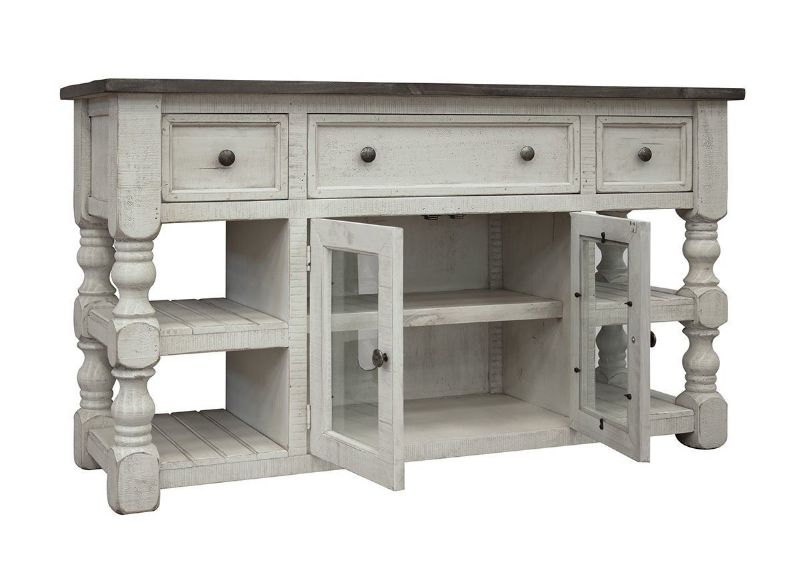 Picture of Stone 60 Inch TV Stand - Off White