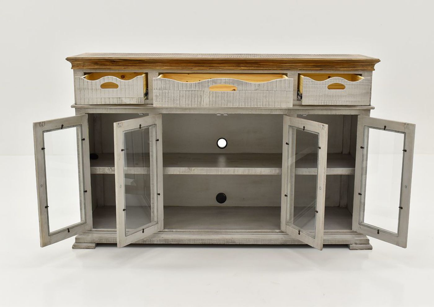 Picture of Lacey Console Cabinet - Gray