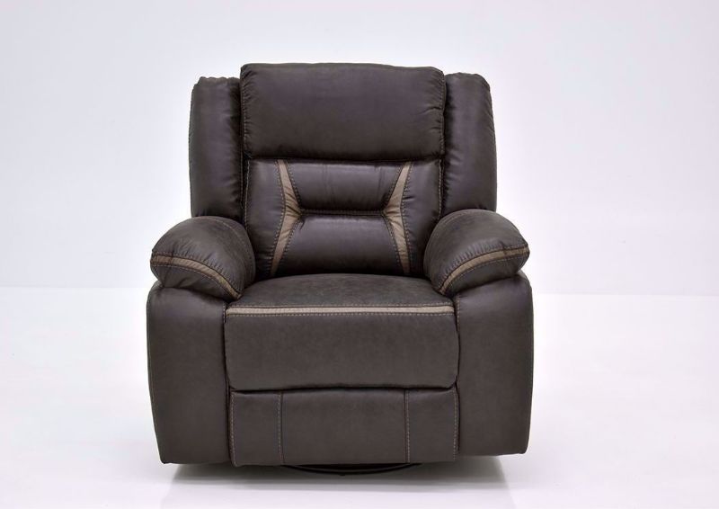 Engage Swivel Glider Recliner Front View | Home Furniture Plus Bedding