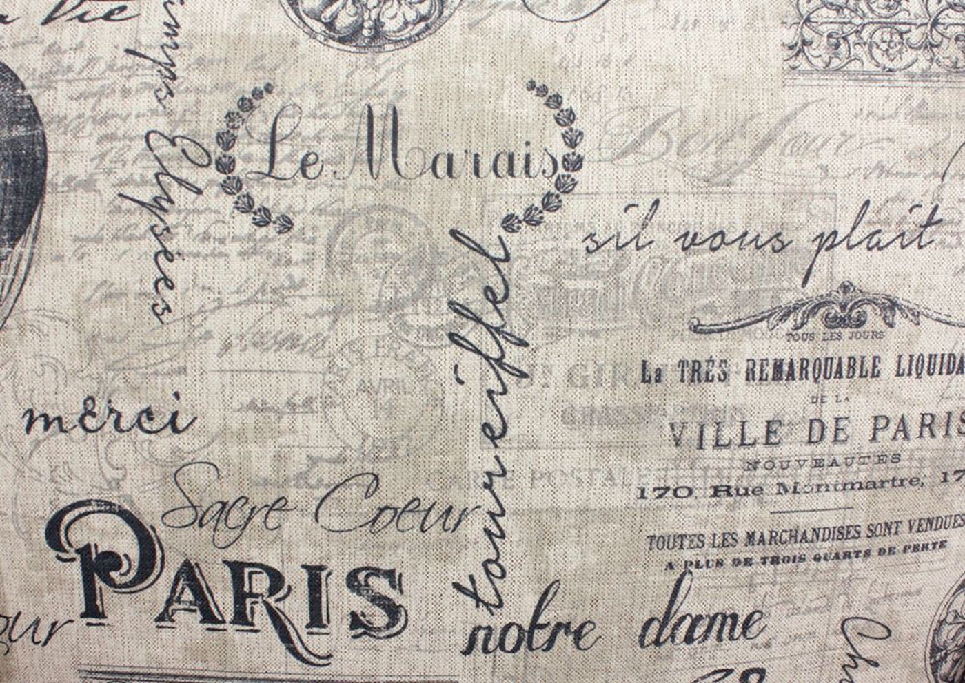 Close Up of the Details on the French Inspired Upholstery Fabric on the Velletri Accent Chair by Ashley | Home Furniture Plus Bedding