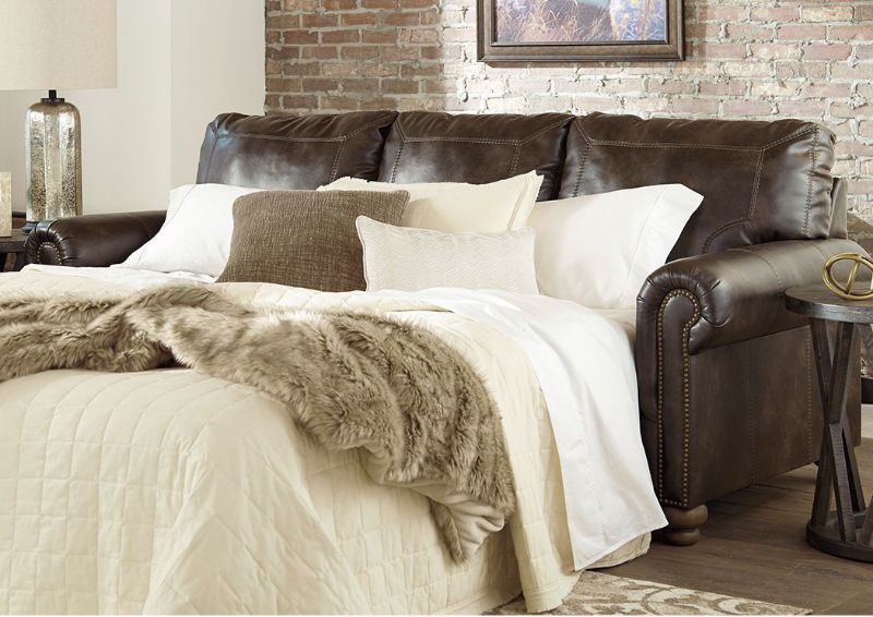 Nicorvo Sleeper Sofa - Brown | Home Furniture Plus Bedding