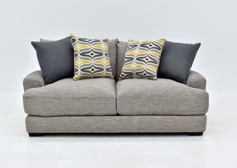 Gray Barton Sofa by Franklin Furniture Showing the Front View, Made in the USA | Home Furniture Plus Bedding