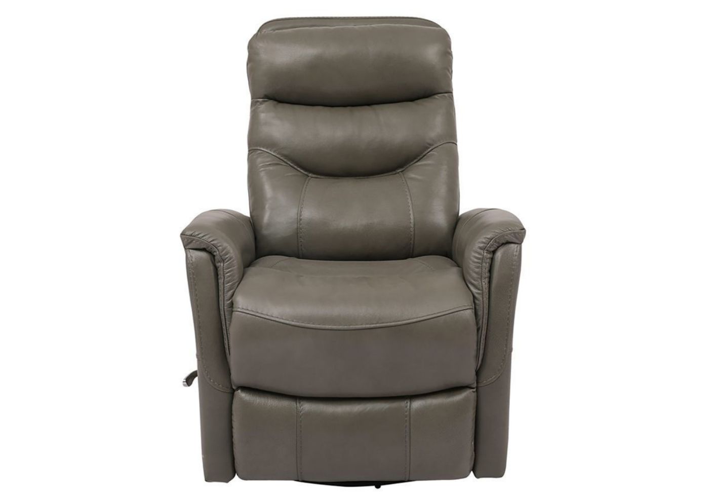 Ice Gray Gemini Swivel Glider Recliner by Parker House Showing the Front View | Home Furniture Plus Bedding