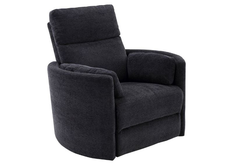 Dark Gray Radius Recliner by Parker House Furniture Showing the Angle View | Home Furniture Plus Bedding