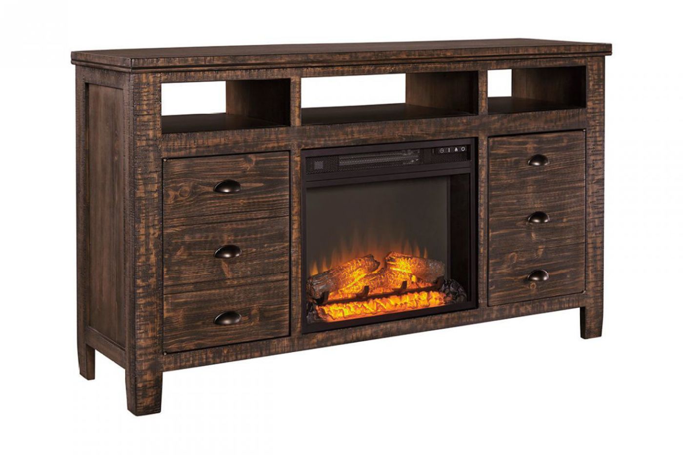 Picture of Trudell TV Stand with Fireplace