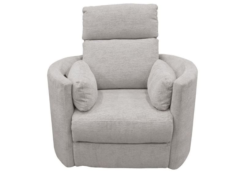 Light Gray Radius Recliner by Parker House Furniture Showing the Front View | Home Furniture Plus Bedding