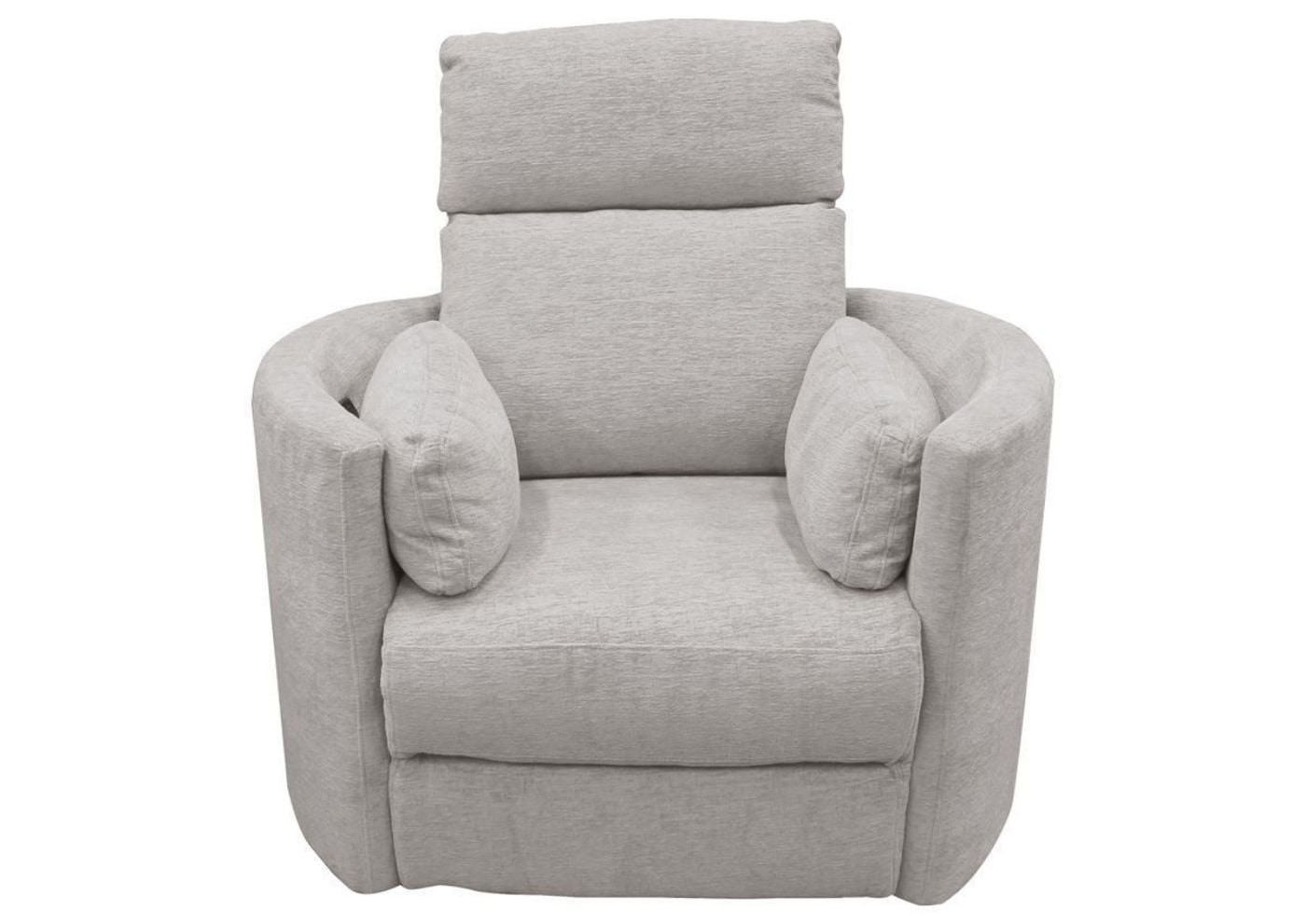 Light Gray Radius Recliner by Parker House Furniture Showing the Front View | Home Furniture Plus Bedding