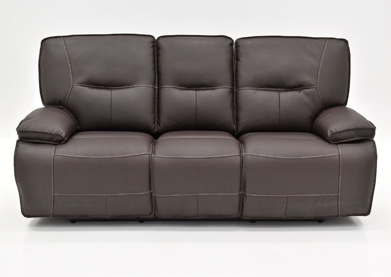 Front View of the Spartacus POWER Reclining Sofa | Home Furniture Plus Bedding