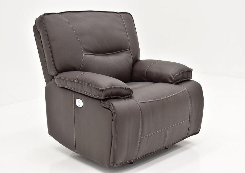Slightly Angled View of the Spartacus POWER Recliner | Home Furniture Plus Bedding