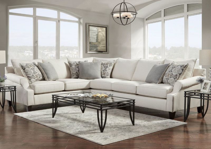 Room shot of the Bay Ridge Sectional Sofa by Behold Home Furnishings | Home Furniture Plus Bedding