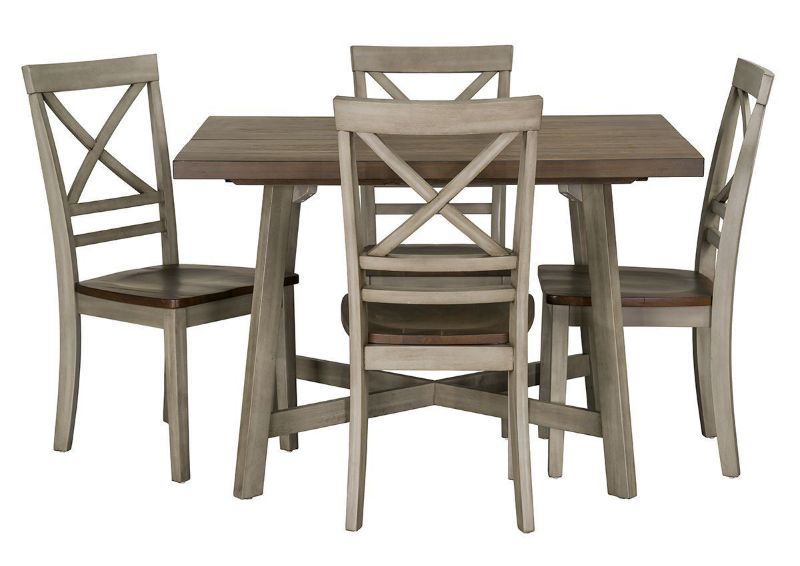 View of  Fairhaven Table with 4 Chairs | Home Furniture Plus Bedding