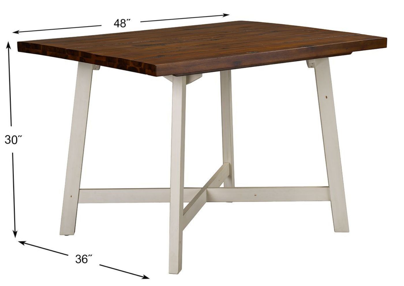 Picture of Amelia 5 Piece Dining Table Set - White