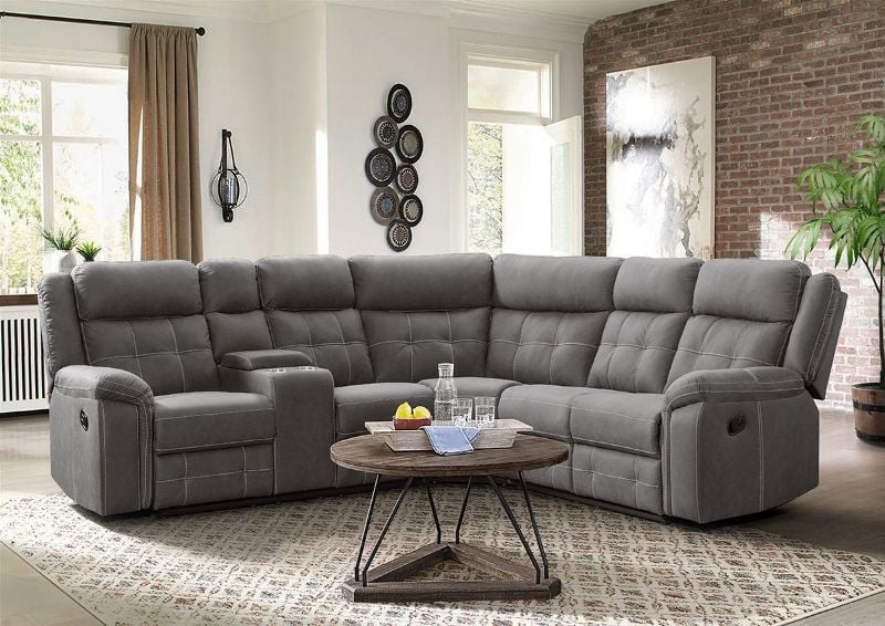 Keystone Reclining Sectional Sofa | Home Furniture Plus Bedding