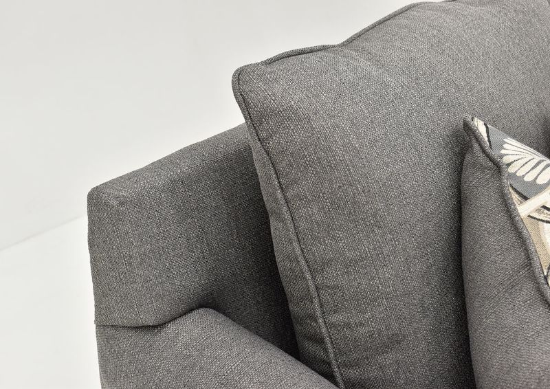 Close Up of the Back Corner on the Bay Ridge Sectional Sofa by Behold Home Furnishings | Home Furniture Plus Bedding