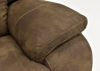 Close Up of Padded Arms on the Explorer Power Recliner by Homestretch with Brown Upholstery | Home Furniture Plus Mattress