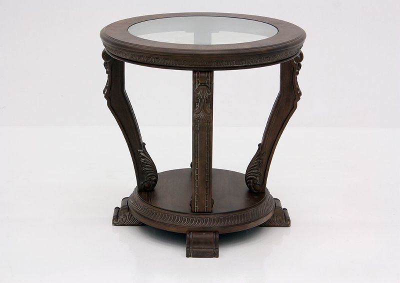 Charmond Round End Table by Ashley Furniture | Home Furniture Plus Bedding