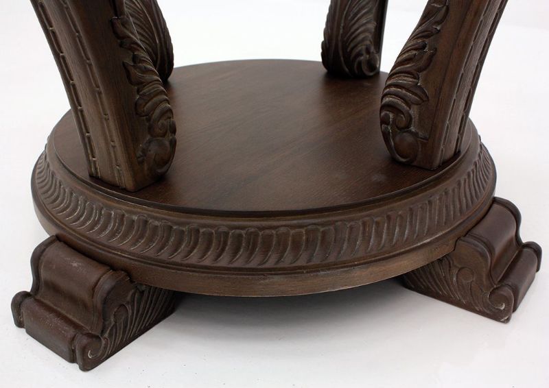 Lower Shelf on the Charmond Round End Table by Ashley Furniture | Home Furniture Plus Bedding