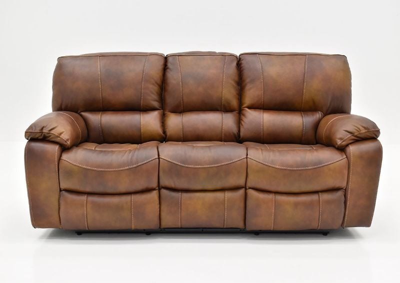 Legend Leather Reclining Sofa Brown