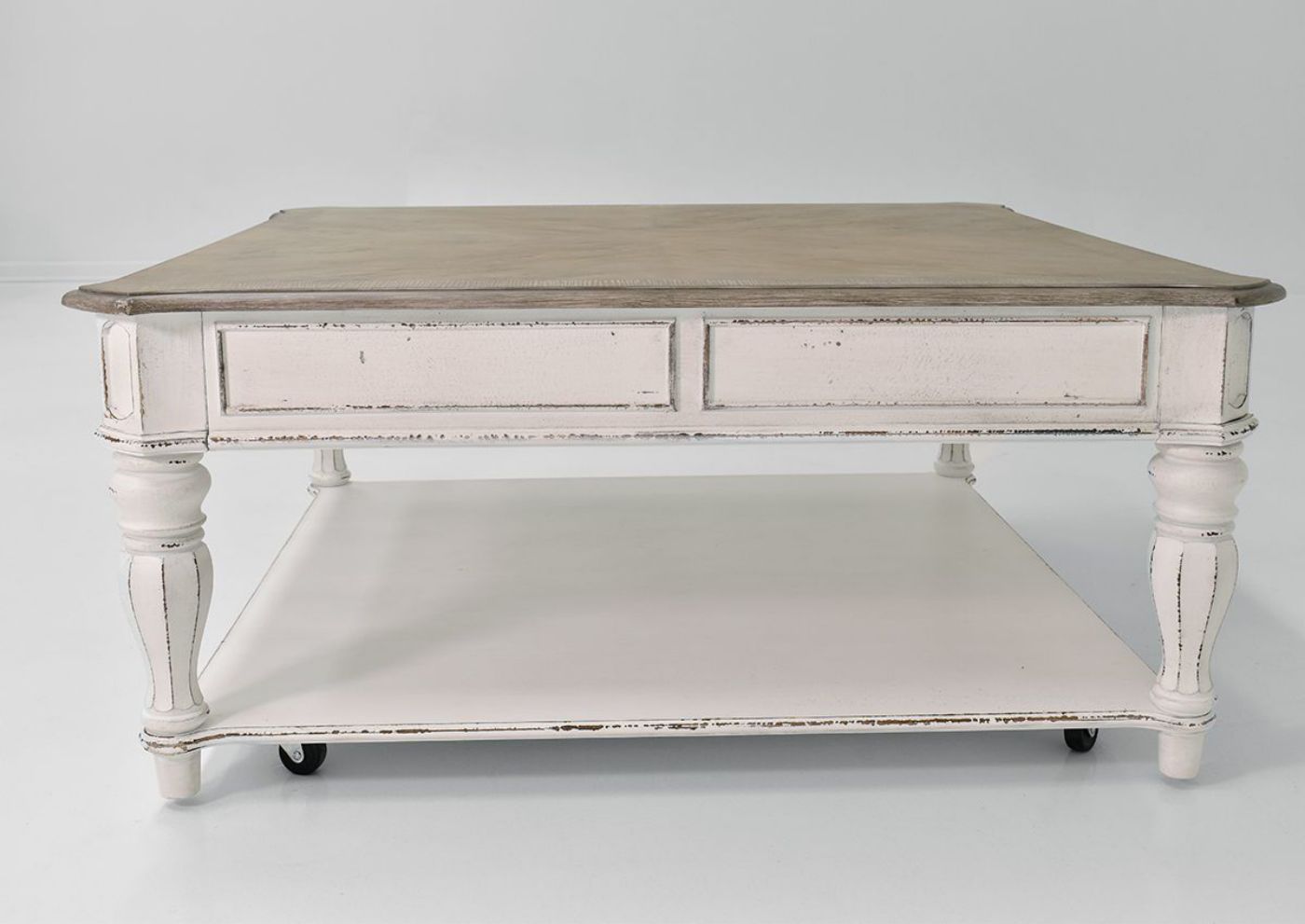 Back of the Magnolia Manor Square Coffee Table | Home Furniture Plus Bedding