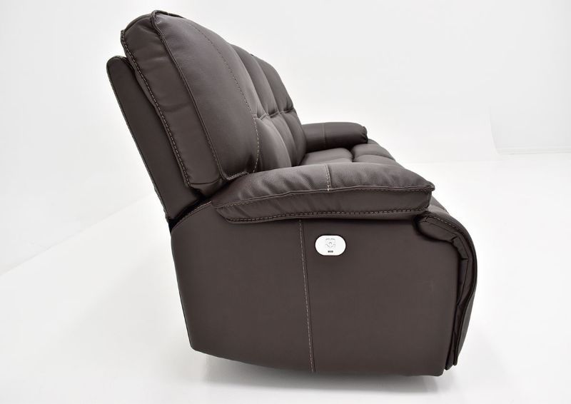 Side View of the Spartacus POWER Reclining Sofa | Home Furniture Plus Bedding