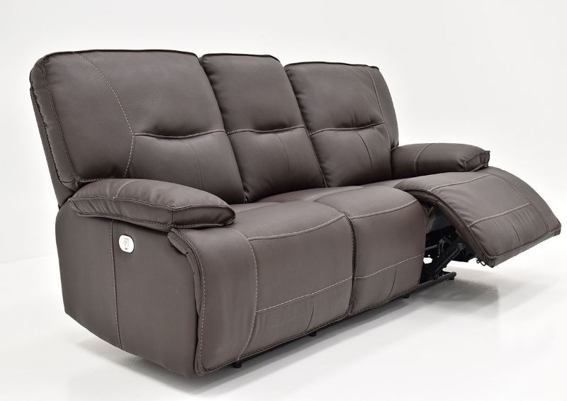 Slightly Angled View of the Spartacus POWER Reclining Sofa | Home Furniture Plus Bedding