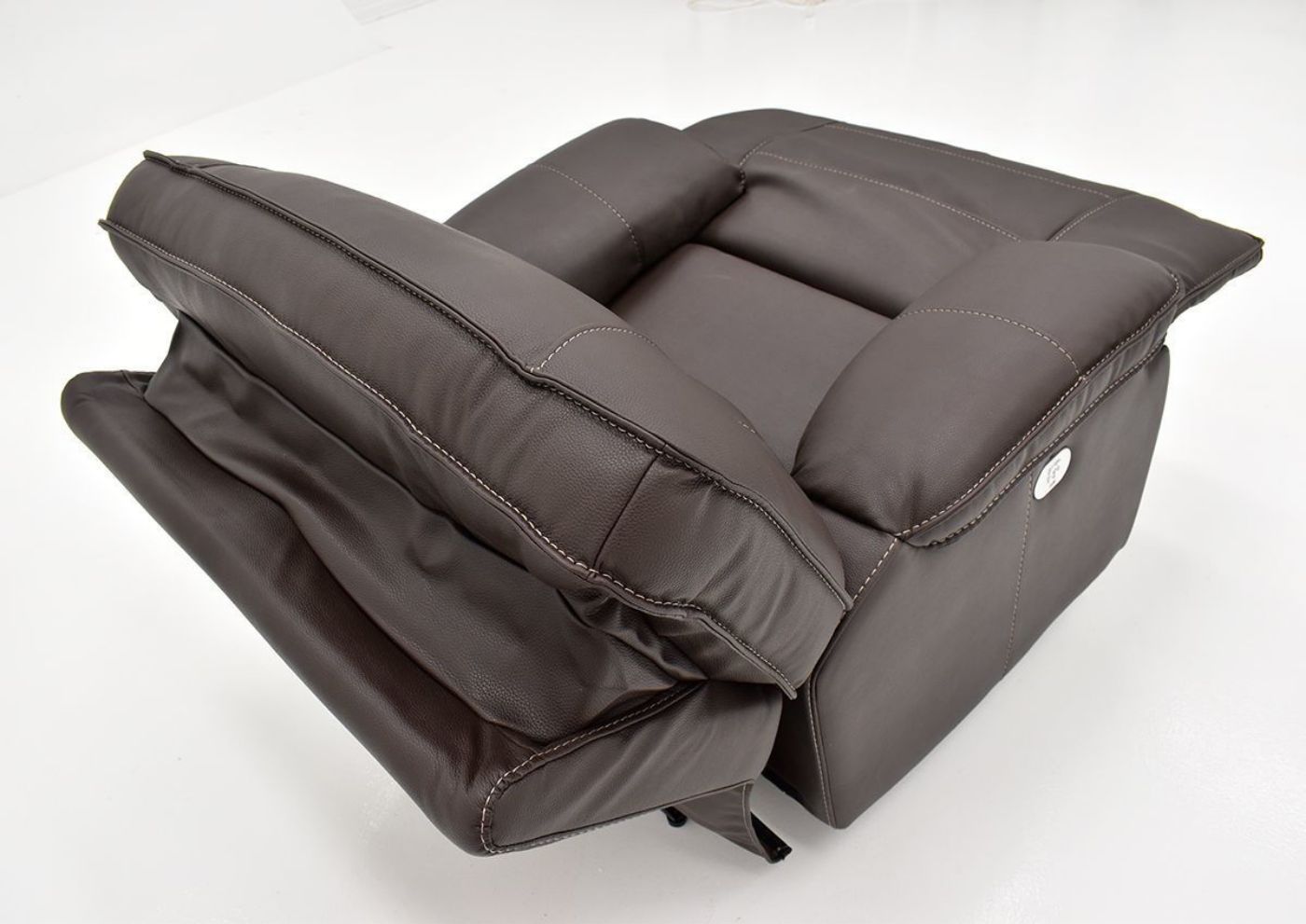 View of the Spartacus POWER Recliner with the Recliner Open | Home Furniture Plus Bedding