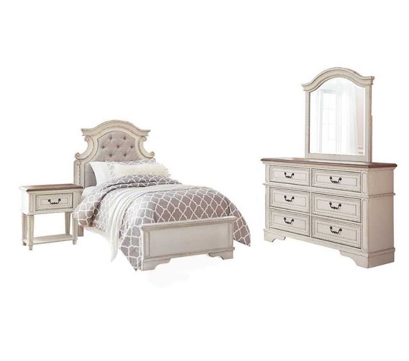 Picture of Realyn Youth Twin Size Bedroom Set - White