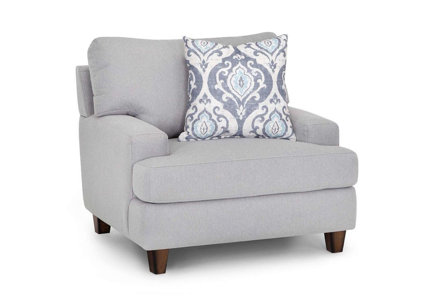 Slightly Angled View of the Bradshaw Chair by Franklin Corporation | Home Furniture Plus Bedding