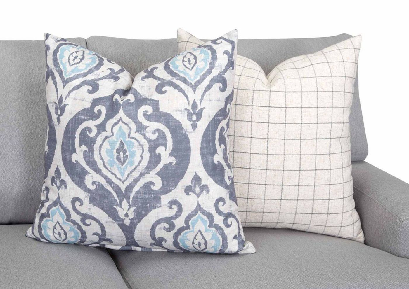 View of the Pillows on the Bradshaw Sofa by Franklin Corporation | Home Furniture Plus Bedding