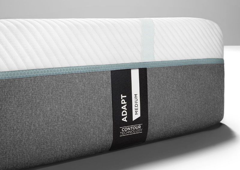 Close Up View of the Corner of the Tempur-Pedic Adapt Medium Mattress - Full Size | Home Furniture Plus Bedding