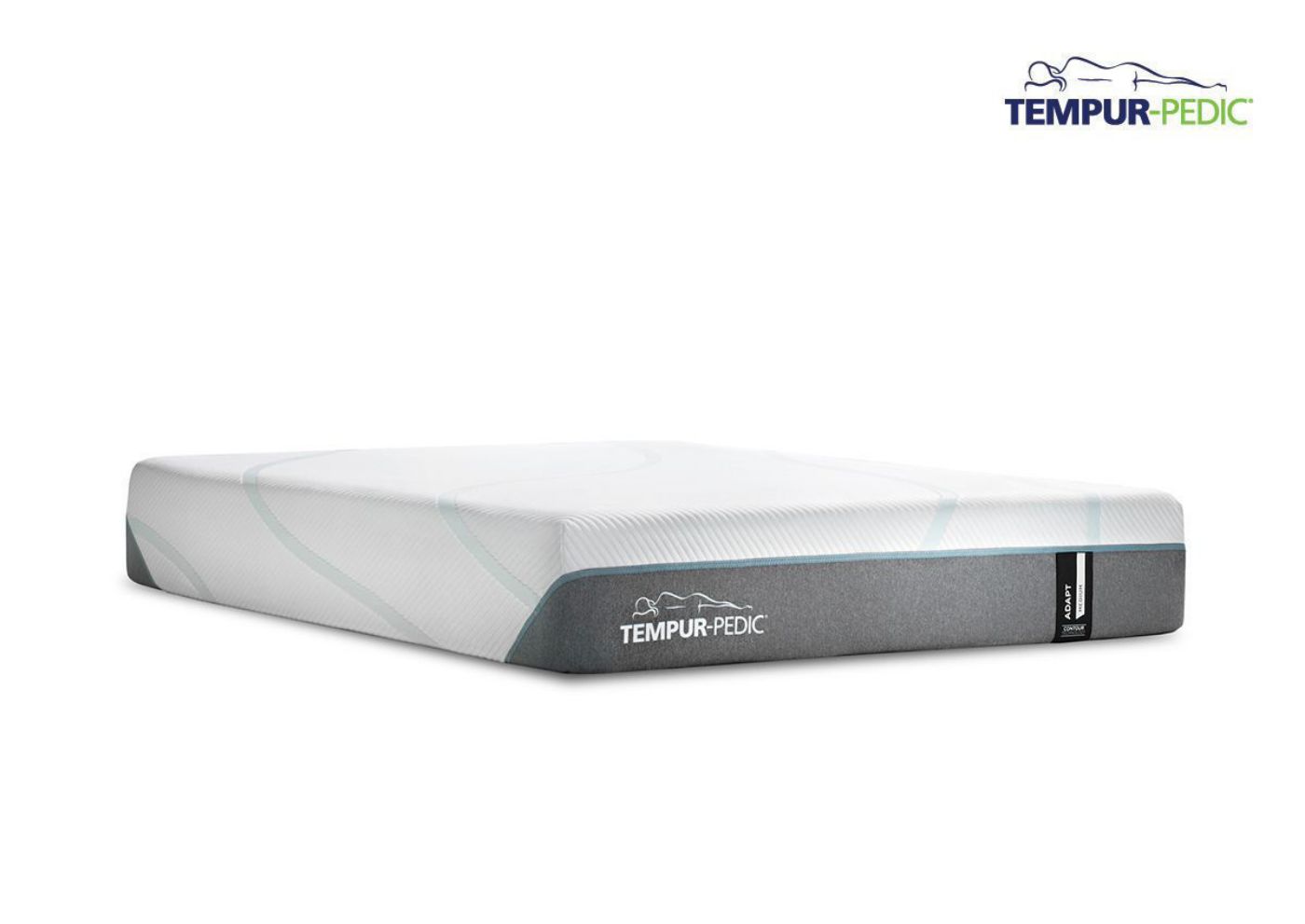 Slightly angled view of the Tempur-Pedic Adapt Medium Mattress - King Size | Home Furniture Mattress Center