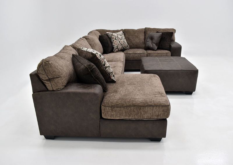 Picture of Abalone Sectional Sofa Left – Brown
