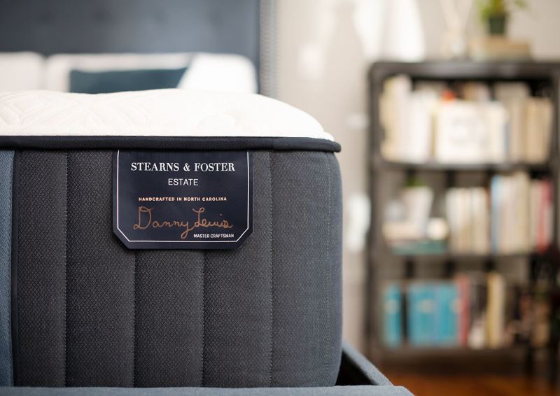 Close Up Corner View of the Hurston Luxury Cushion Firm Mattress by Stearns & Foster® in Full Size | Home Furniture Plus Bedding