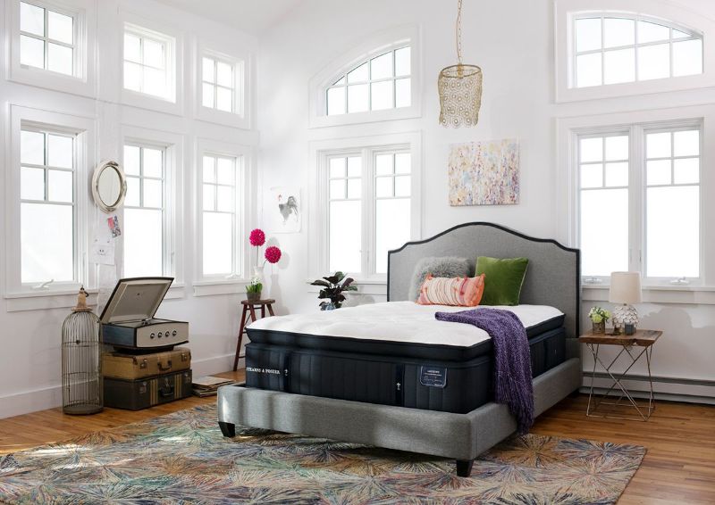 Room View of the Cassatt Luxury Firm Euro Top Mattress by Stearns & Foster® in Full Size | Home Furniture Plus Bedding