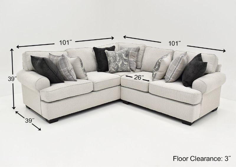 Picture of Cooper Sectional Sofa - Off White
